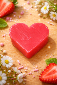 Hjärtformad Tvål - Wild Rose