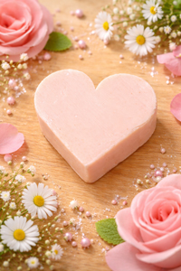 Hjärtformad Tvål - Orange & Warm Ginger