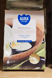 Avkoppling - 6 doftande värmeljus