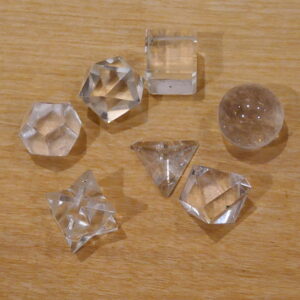 Helig Geometri Set - Kvartskristall